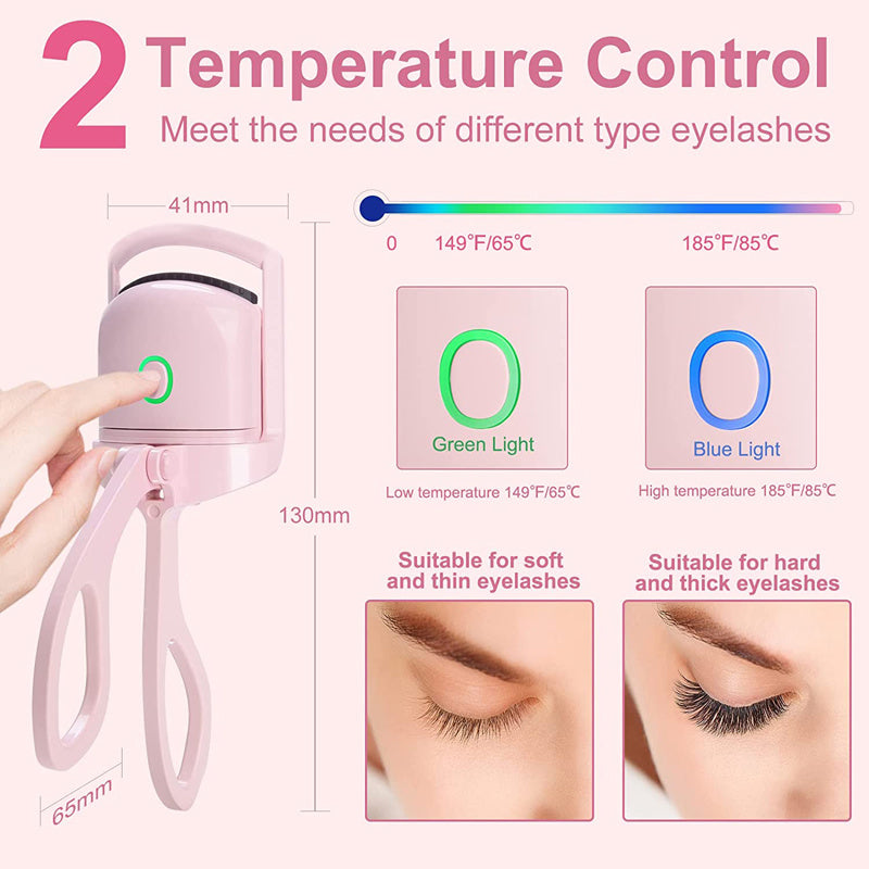 LashLift™ Heated Eyelash Curler – Long-Lasting, Rechargeable & Portable