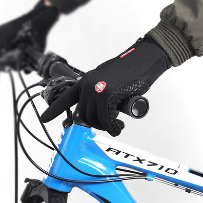 Winter Touchscreen Waterproof Gloves – Fleece Lined for Motorcycle & Sports