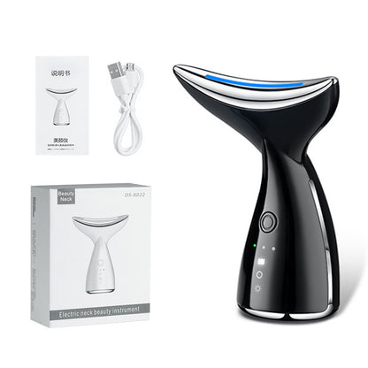 LiftGlow™ EMS Face & Neck Sculptor – LED Therapy + Double Chin Reducer